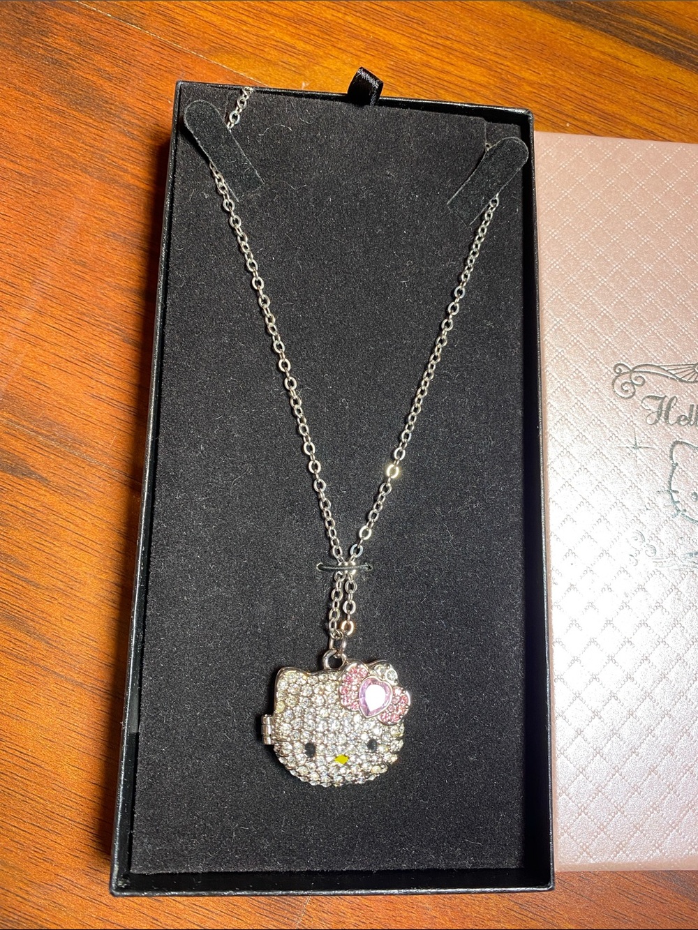 Hello Kitty Silver Locket Necklace - Picture 2 of 11